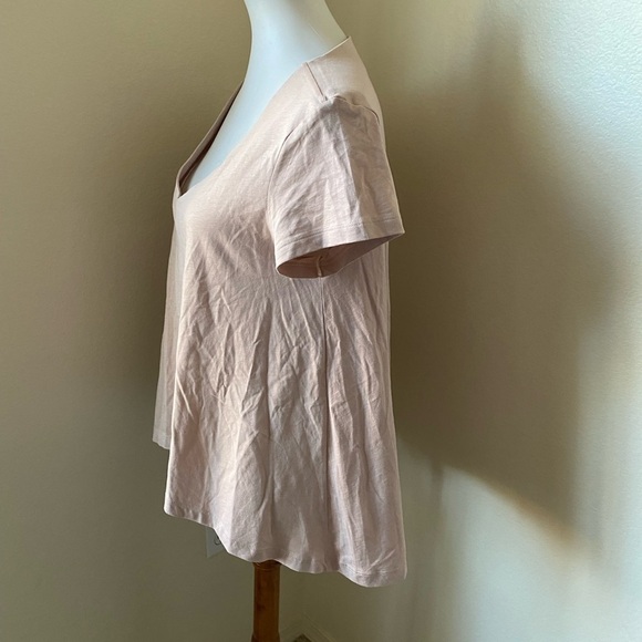 SISLEY V NECK HI-LOW TEE SHIRT - Picture 2 of 9